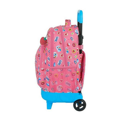School Rucksack with Wheels Compact BlackFit8 Cute