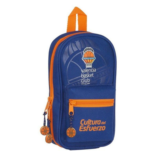Backpack Pencil Case Valencia Basket Blue Orange