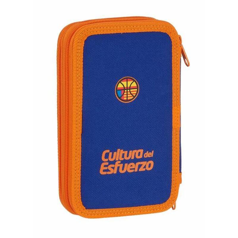 Astuccio Doppio Valencia Basket Blu Arancio (28 pz)