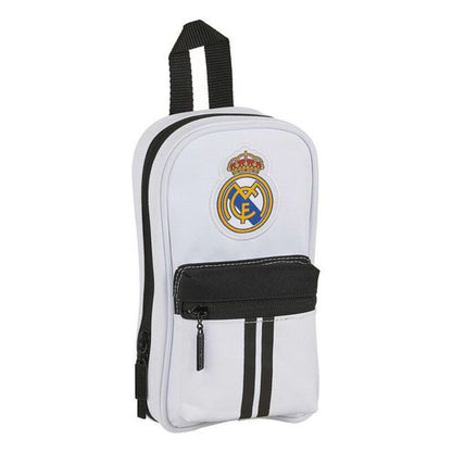 Zaino Astuccio Real Madrid CF 20/21 Bianco Nero (33 Pezzi)