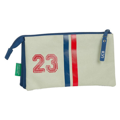 Borsone Benetton Varsity Grigio Blu Navy