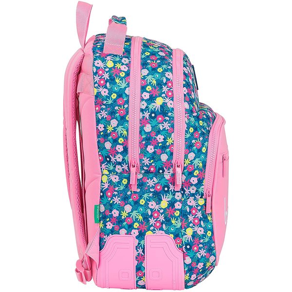 School Bag Benetton Blooming Pink