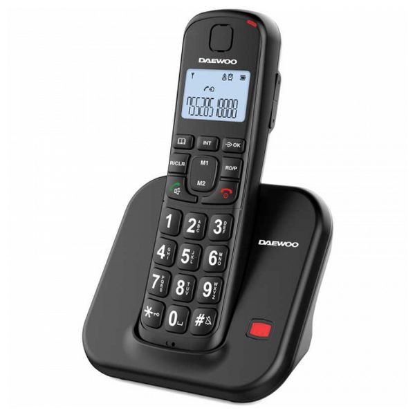 Telefono senza fili Daewoo DTD-7200B Nero
