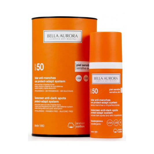 Anti Brown Spot Sun Lotion Protect-adapt System Bella Aurora SPF 50+ (50 ml)