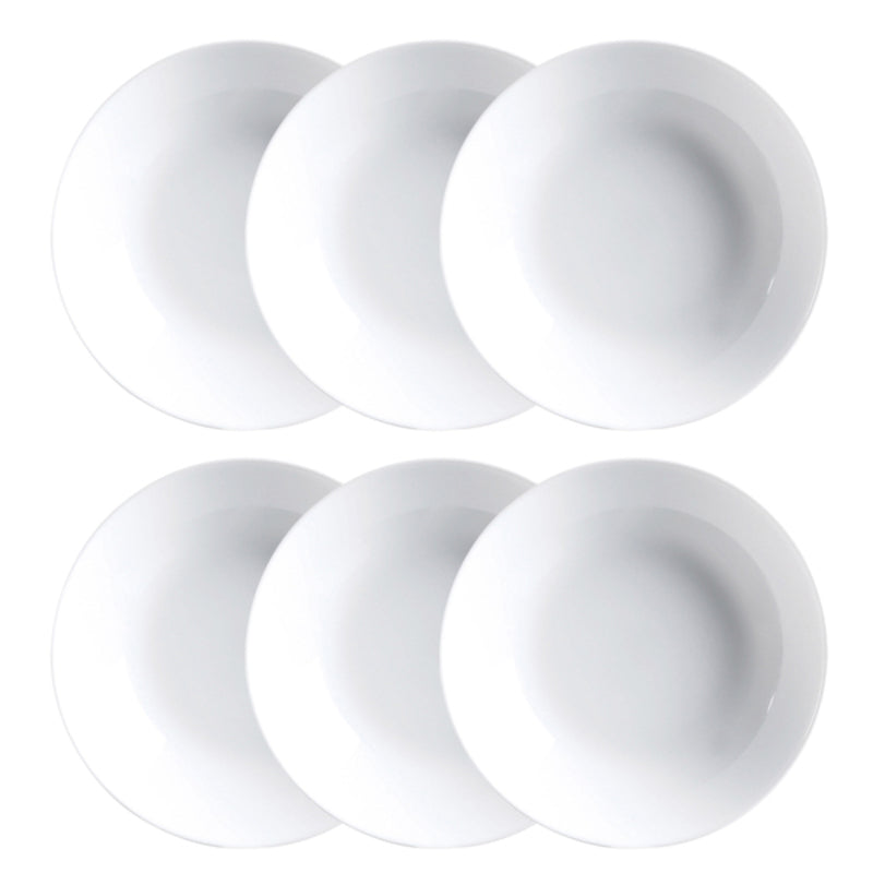 Plate set Luminarc Diwali 6 pcs White Glass (20 cm)