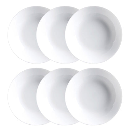 Plate set Luminarc Diwali 6 pcs White Glass (20 cm)
