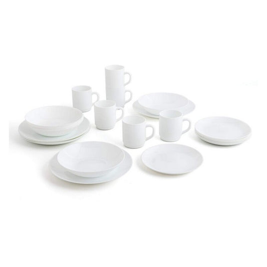 Tableware Luminarc Zelie White Glass (24 pcs)