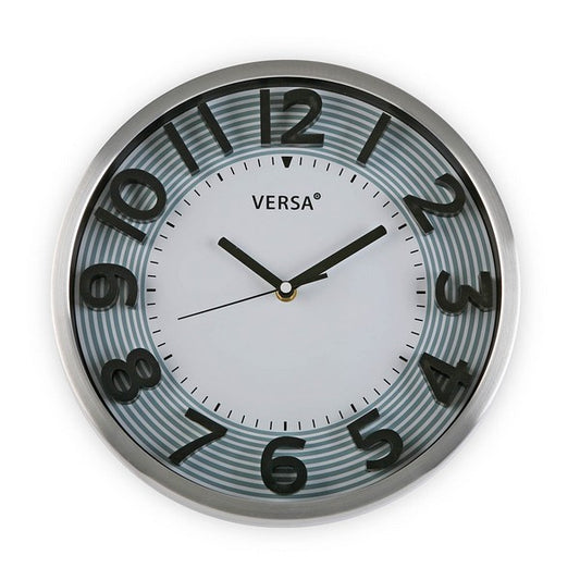 Wall Clock Aluminium (4,5 x 30 x 30 cm)