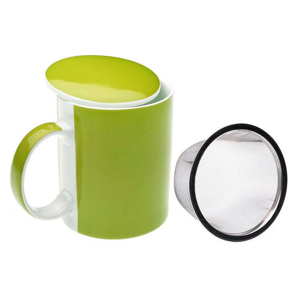 Cup with Tea Filter Porcelain