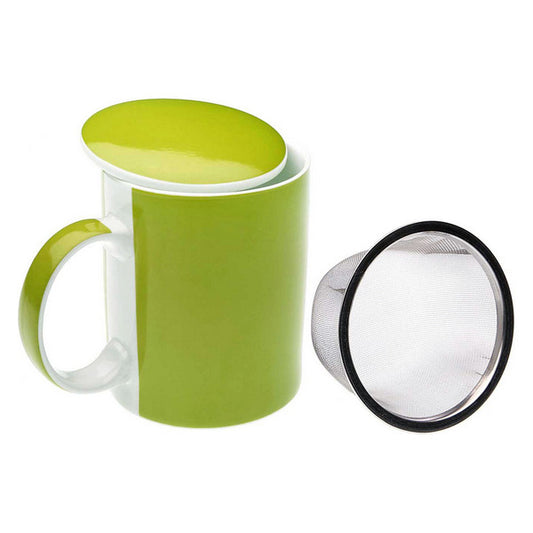 Cup with Tea Filter Porcelain