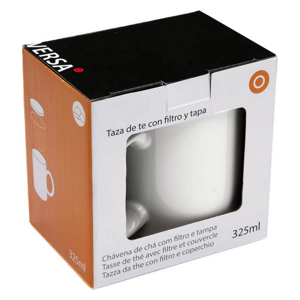 Cup with Tea Filter Porcelain