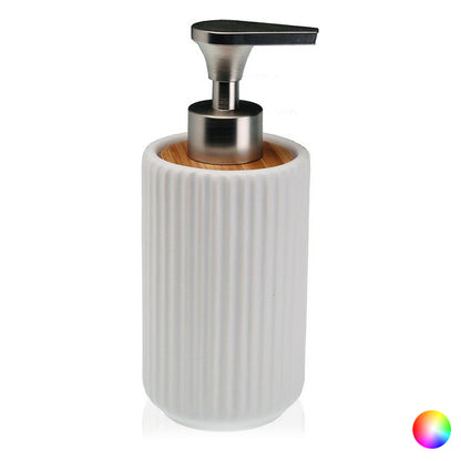 Dispenser Sapone Ceramica Bambù