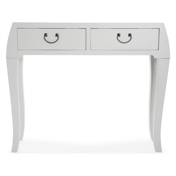Hall Table with 2 Drawers MDF Wood/Fir wood (25 x 80 x 97 cm)