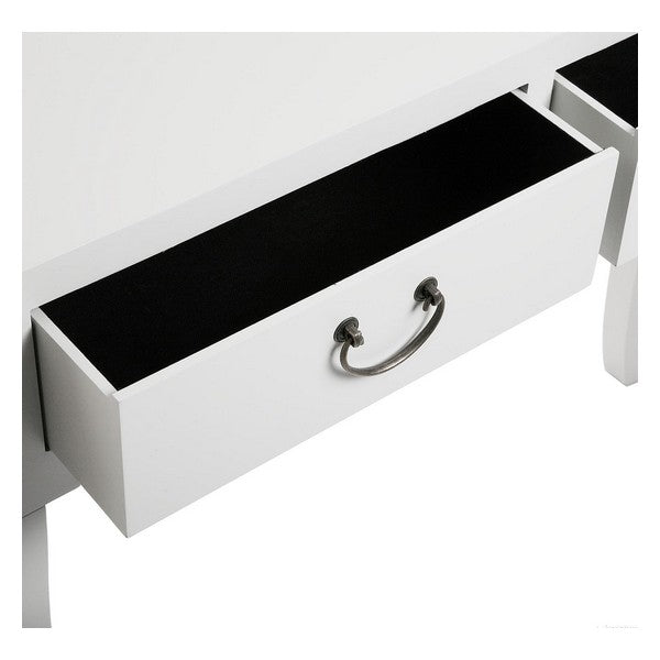 Hall Table with 2 Drawers MDF Wood/Fir wood (25 x 80 x 97 cm)