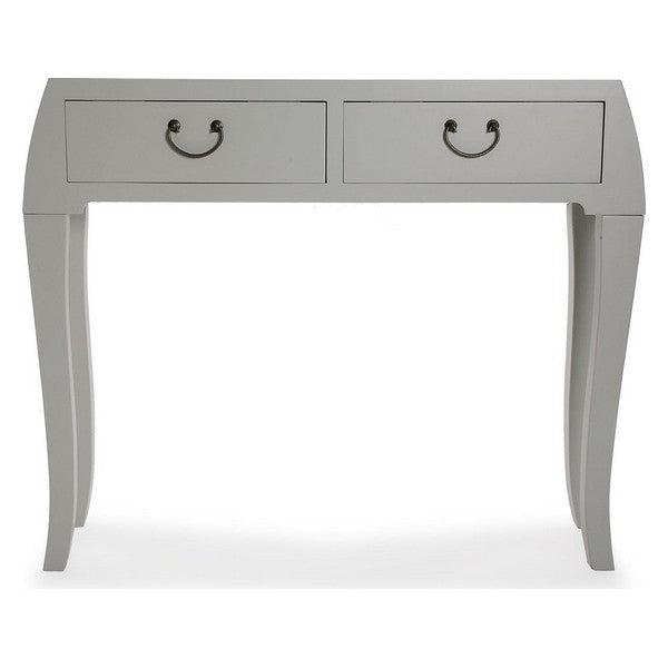 Hall Table with 2 Drawers MDF Wood/Fir wood (25 x 80 x 97 cm)