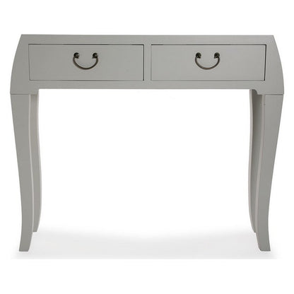 Hall Table with 2 Drawers MDF Wood/Fir wood (25 x 80 x 97 cm)