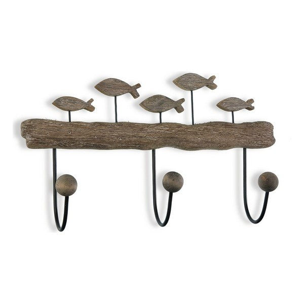 Coat rack Fishes Metal (10,5 x 23 x 40 cm)