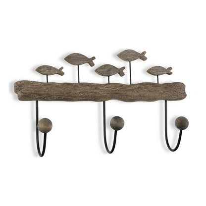 Coat rack Fishes Metal (10,5 x 23 x 40 cm)