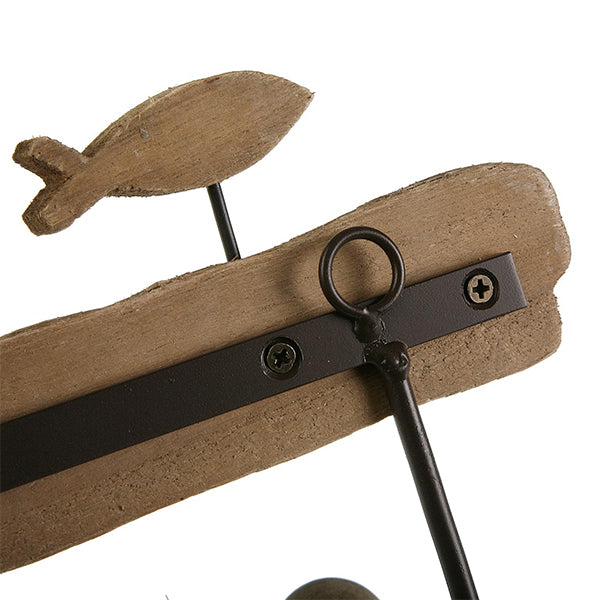 Coat rack Fishes Metal (10,5 x 23 x 40 cm)