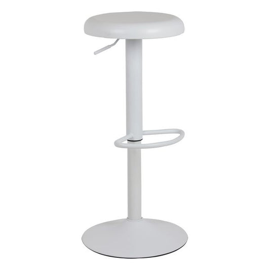 Stool Zena Steel (35 x 81,5 x 35 cm) White