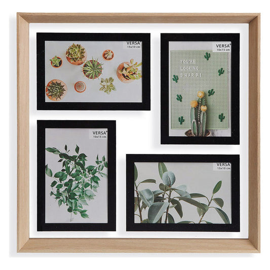 Wall photo frame Wood (3 x 34,5 x 34,5 cm)