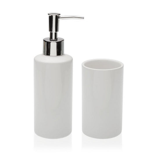 Bath Set White Ceramic