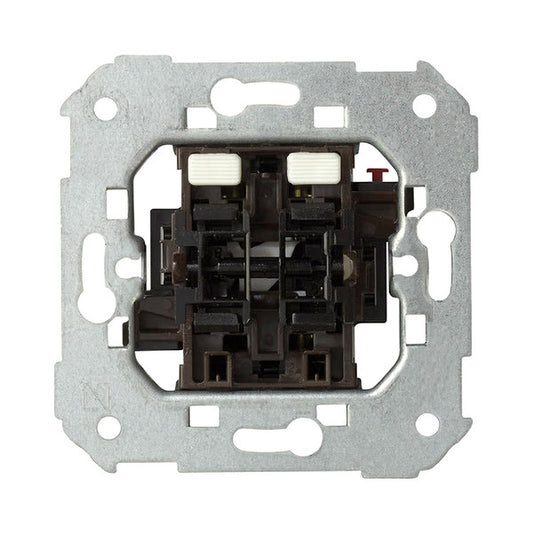 Blinds Push Button Switch Simon 75331 Aluminium PC