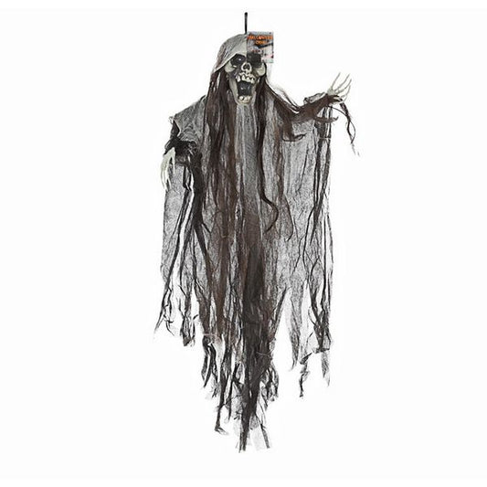 Skeleton pendant (90 cm) Grey