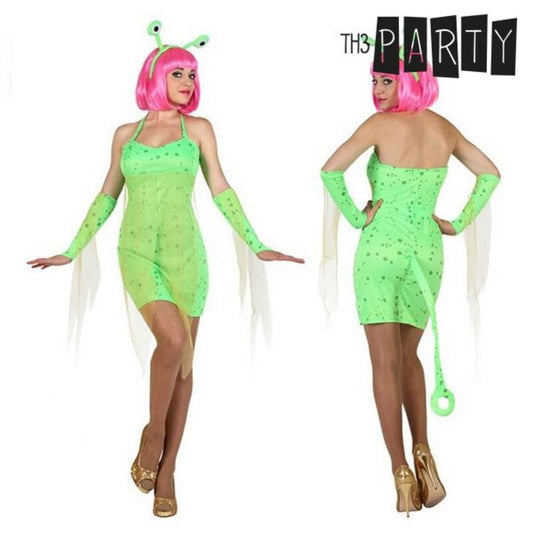 Costume for Adults Sexy alien Green (4 Pcs)