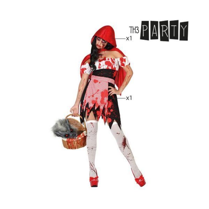 Costume per adulto Cappuccetto rosso insanguinato
