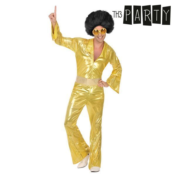 Costume for Adults Disco Golden