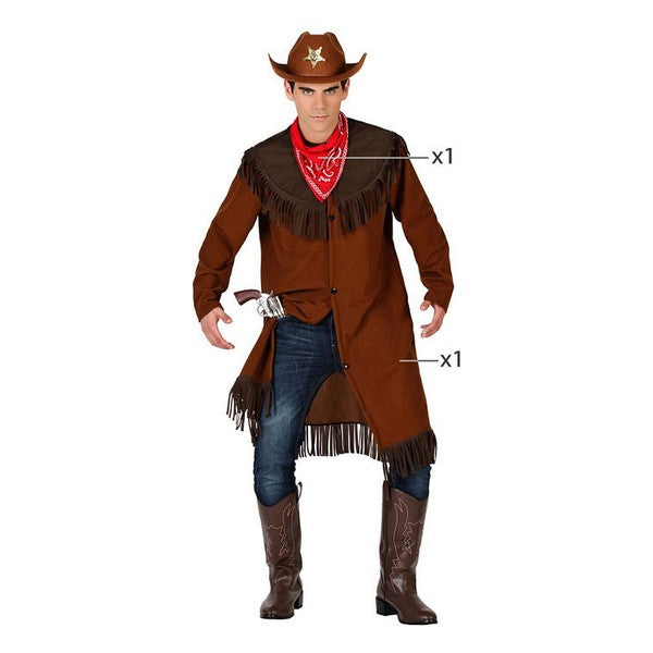 Costume for Adults Cowboy (2 Pcs)