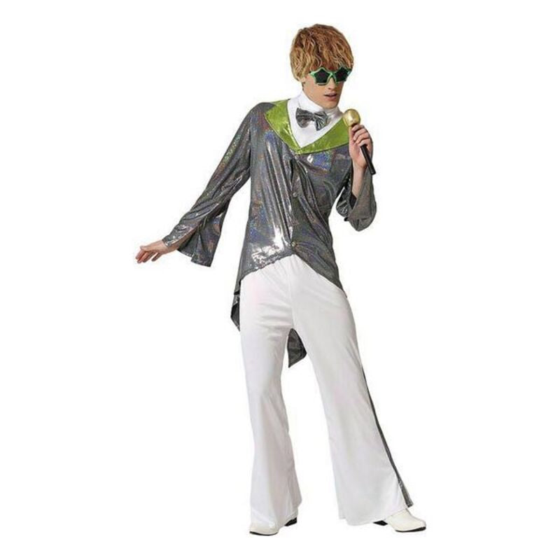 Costume for Adults Rock star Silver