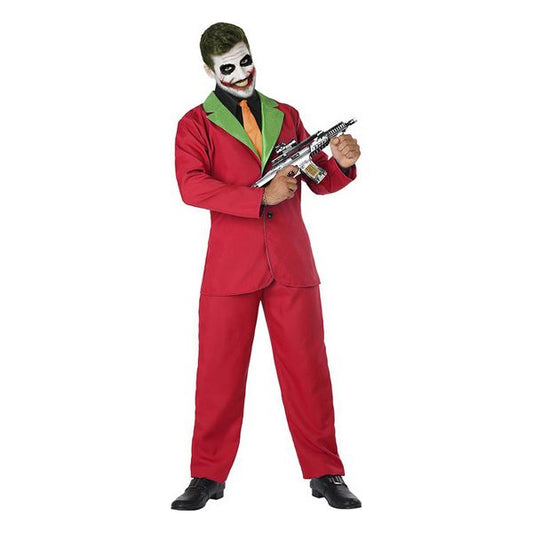 Costume for Adults Male Clown Joker Red