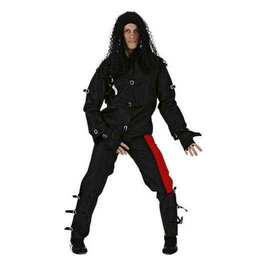 Costume per Adulti 110866 Pop Star Nero (2 pz)