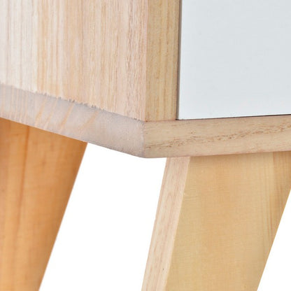 Nightstand DKD Home Decor Baby Paolownia wood (30 x 25 x 47 cm)