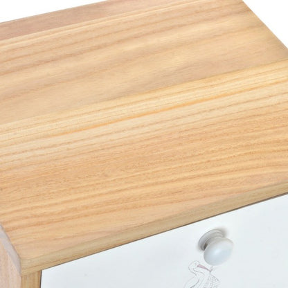 Nightstand DKD Home Decor Baby Paolownia wood (30 x 25 x 47 cm)