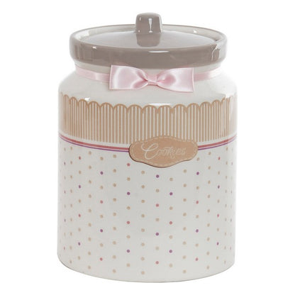 Tin DKD Home Decor Cookies Pink (15 x 15 x 21 cm)