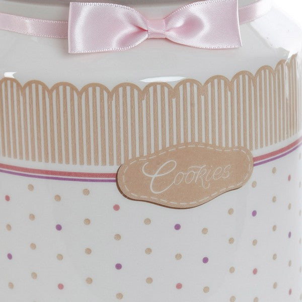 Tin DKD Home Decor Cookies Pink (15 x 15 x 21 cm)