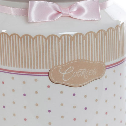 Tin DKD Home Decor Cookies Pink (15 x 15 x 21 cm)