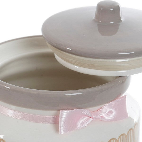 Tin DKD Home Decor Cookies Pink (15 x 15 x 21 cm)