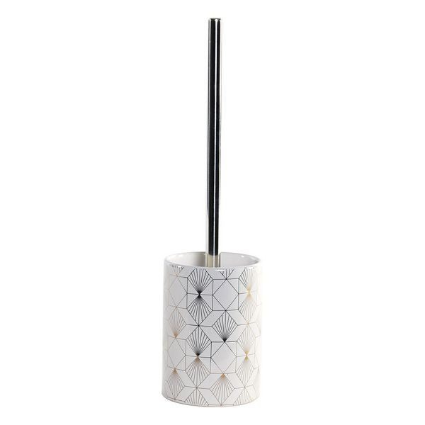 Toilet Brush DKD Home Decor Stainless steel (9 x 9 x 36 cm)