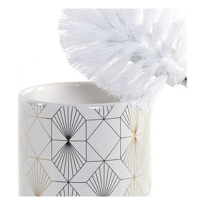 Toilet Brush DKD Home Decor Stainless steel (9 x 9 x 36 cm)