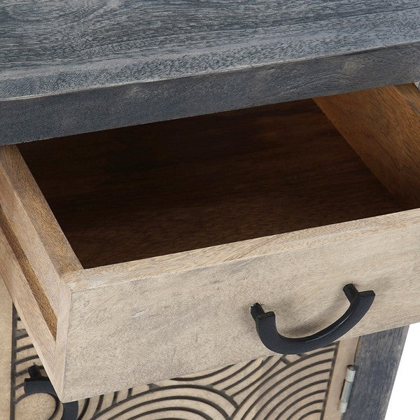 Nightstand DKD Home Decor MDF Wood (40 x 37 x 69 cm)