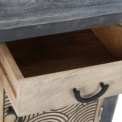 Nightstand DKD Home Decor MDF Wood (40 x 37 x 69 cm)