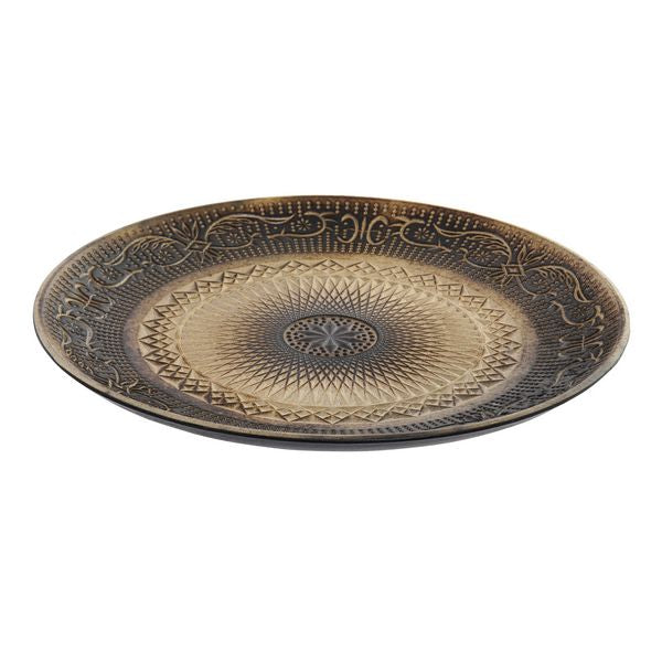 Decorazione da parete DKD Home Decor Piatto MDF Legno Coloniale