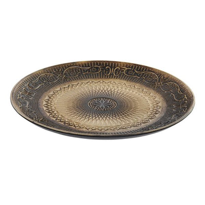 Decorazione da parete DKD Home Decor Piatto MDF Legno Coloniale