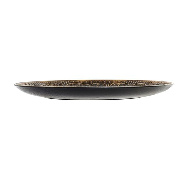Decorazione da parete DKD Home Decor Piatto MDF Legno Coloniale