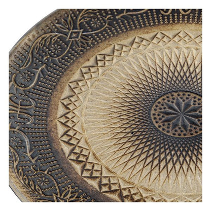 Decorazione da parete DKD Home Decor Piatto MDF Legno Coloniale