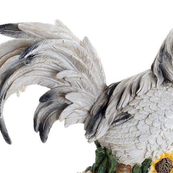 Decorative Figure DKD Home Decor Resin Rooster (28 x 12 x 30 cm)